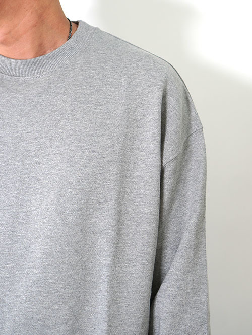 W.A.T.C STUDIO  Oversized Crewneck Sweat - H.Grey