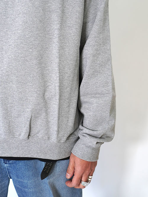 W.A.T.C STUDIO  Oversized Crewneck Sweat - H.Grey