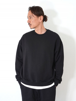 W.A.T.C STUDIO  Oversized Crewneck Sweat - Black