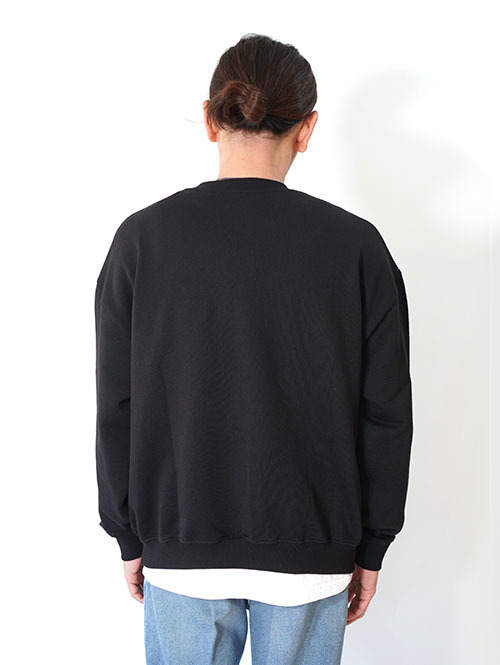 W.A.T.C STUDIO  Oversized Crewneck Sweat - Black