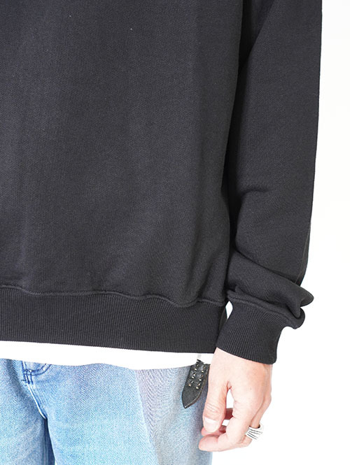W.A.T.C STUDIO  Oversized Crewneck Sweat - Black