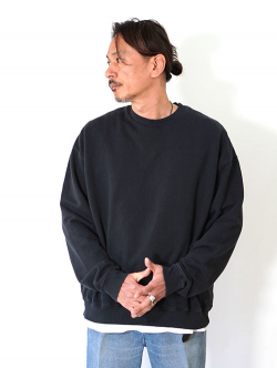 W.A.T.C STUDIO  Oversized Crewneck Sweat - Vintage Black
