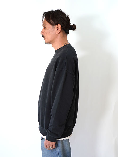 W.A.T.C STUDIO  Oversized Crewneck Sweat - Vintage Black
