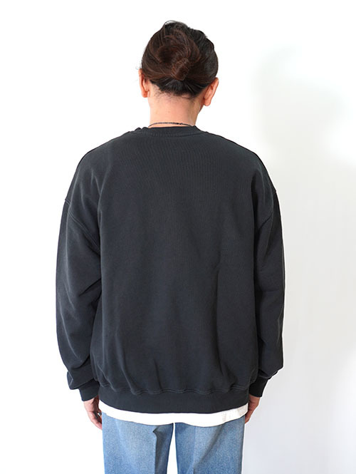 W.A.T.C STUDIO  Oversized Crewneck Sweat - Vintage Black