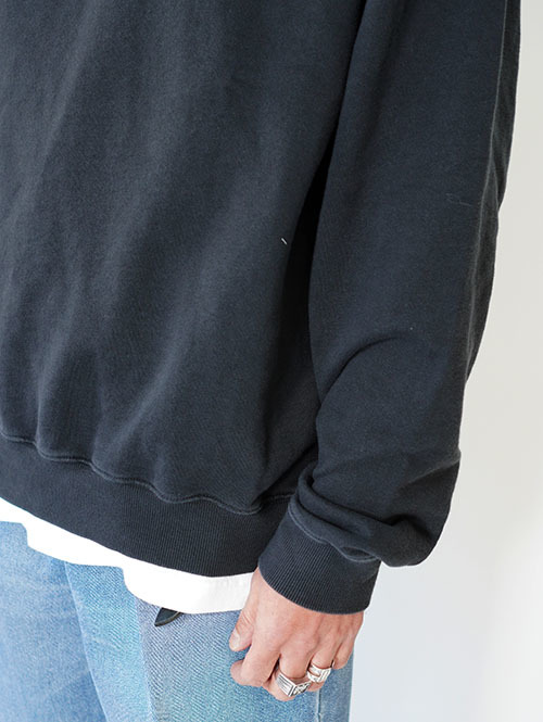W.A.T.C STUDIO  Oversized Crewneck Sweat - Vintage Black