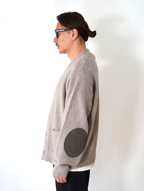 REMI RELIEF モヘア 起毛ニットカーデ Gray