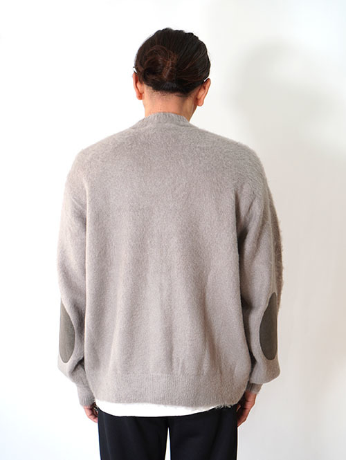 REMI RELIEF モヘア 起毛ニットカーデ Gray