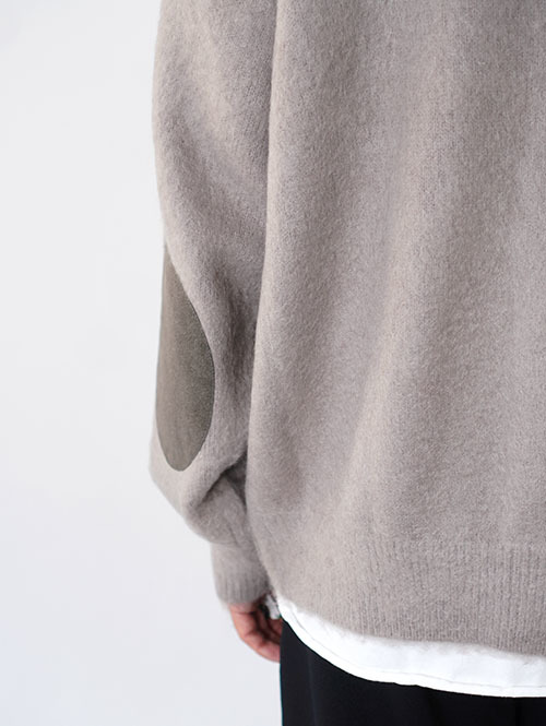 REMI RELIEF モヘア 起毛ニットカーデ Gray