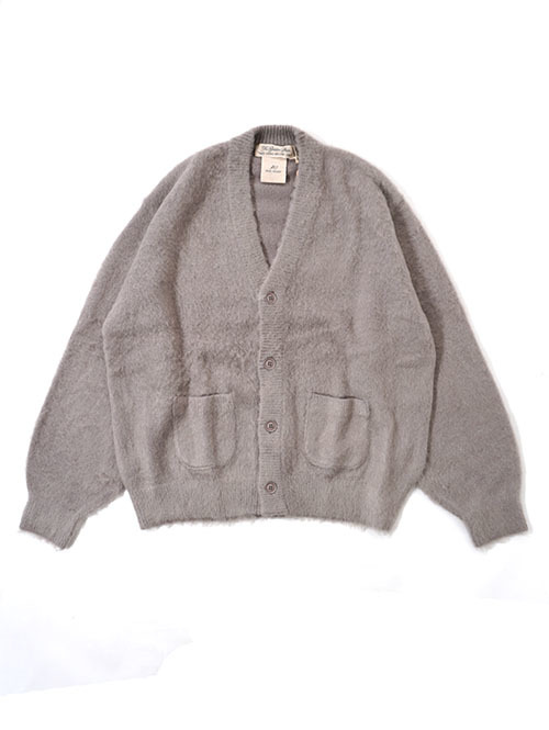 REMI RELIEF モヘア 起毛ニットカーデ Gray
