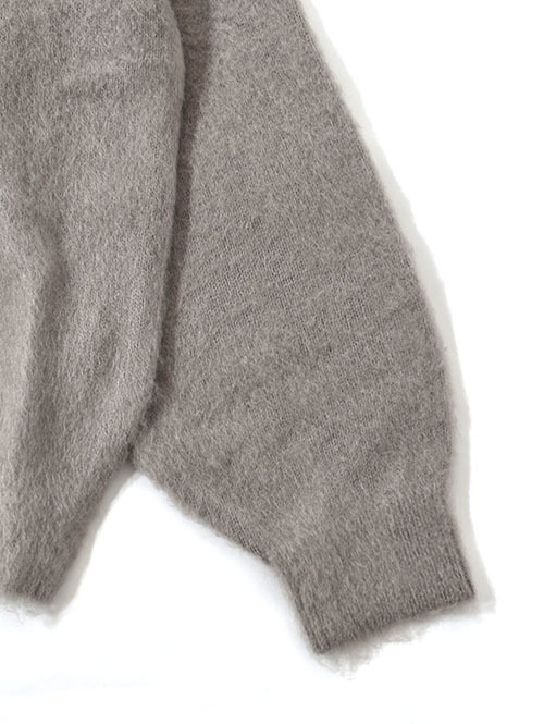 REMI RELIEF モヘア 起毛ニットカーデ Gray