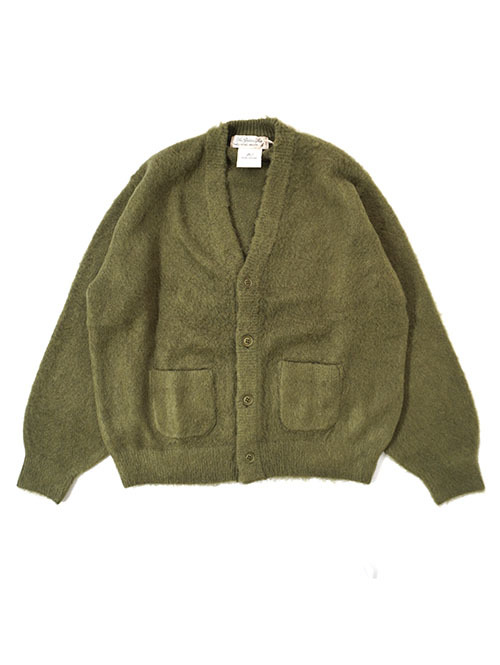 REMI RELIEF モヘア 起毛ニットカーデ   Khaki