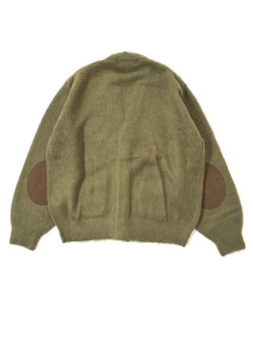 REMI RELIEF モヘア 起毛ニットカーデ   Khaki