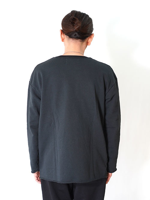 GRAB IN HOLLYWOOD  Vintage French Terry Relax Fit All Cut - Black