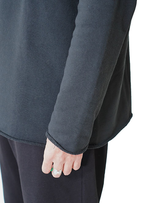 GRAB IN HOLLYWOOD  Vintage French Terry Relax Fit All Cut - Black