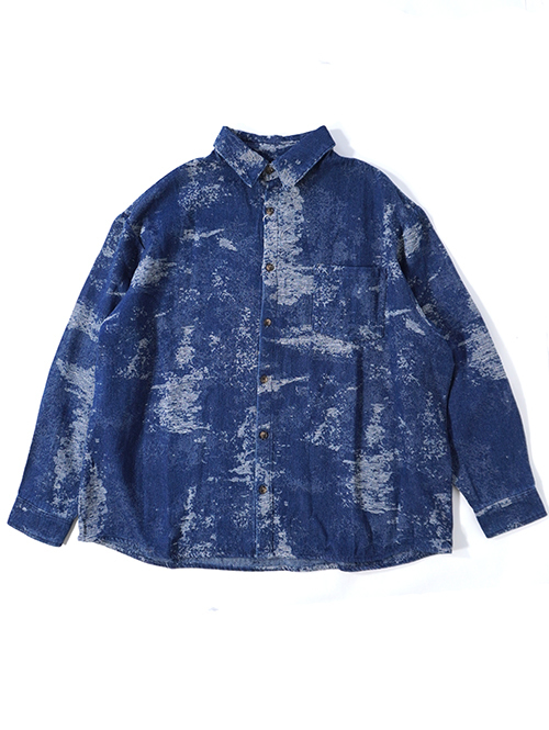 BACK HEAD ニットデニム　ダメージシャツジャケット　再入荷