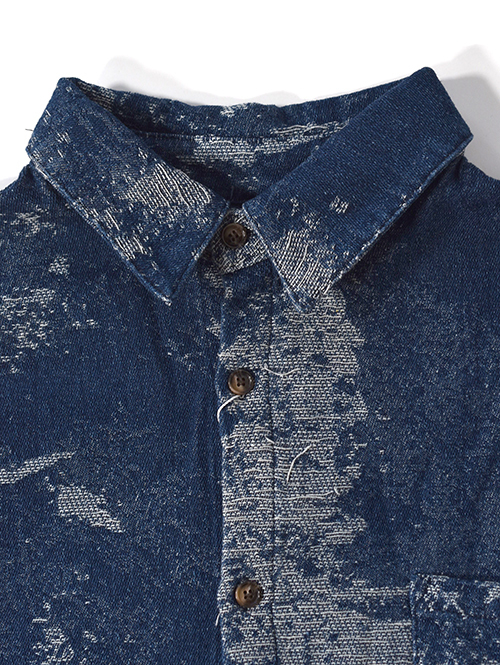 BACK HEAD ニットデニム　ダメージシャツジャケット　再入荷