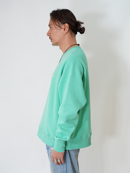 Mac Murray  Side Pocket Crew Neck Sweat - Mint
