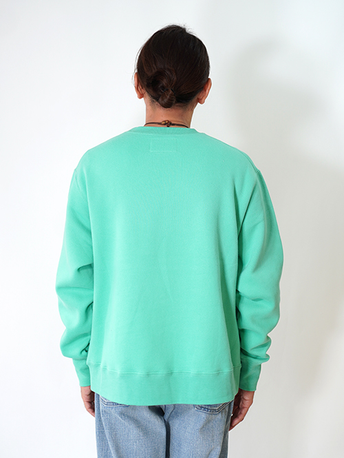 Mac Murray  Side Pocket Crew Neck Sweat - Mint