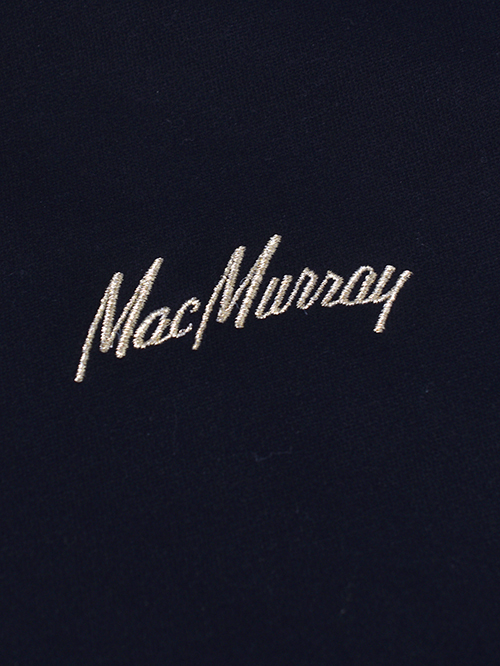Mac Murray  Side Pocket Crew Neck Sweat-Black