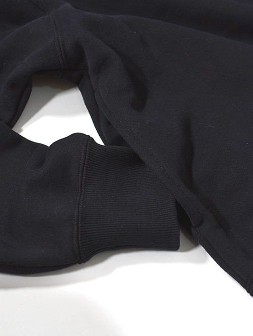 Mac Murray  Side Pocket Crew Neck Sweat-Black