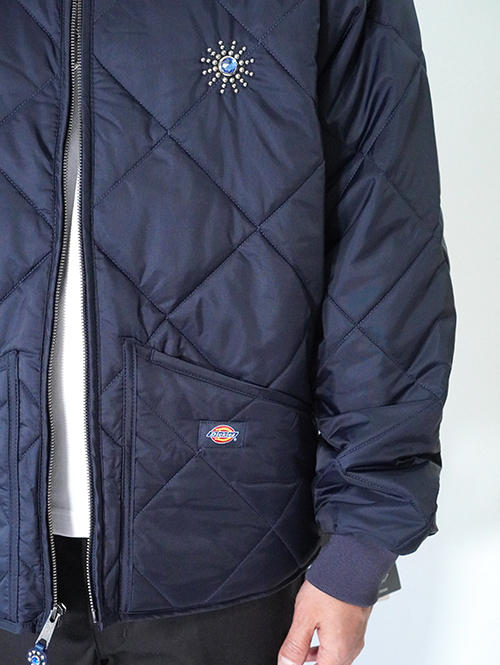 HTC Dickies  Diamond Quilt Jacket (Starburst Stone) - Navy