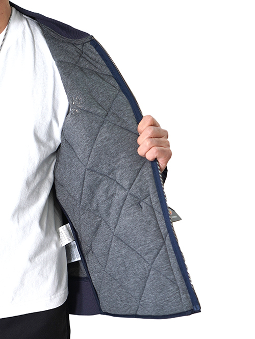 HTC Dickies  Diamond Quilt Jacket (Starburst Stone) - Navy