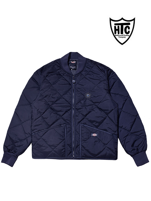 HTC Dickies  Diamond Quilt Jacket (Starburst Stone) - Navy