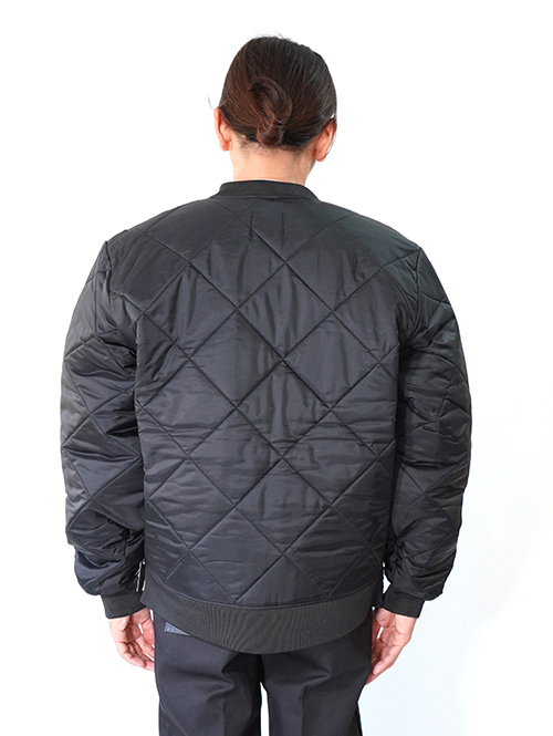 HTC Dickies  Diamond Quilt Jacket (Starburst Stone) - Black