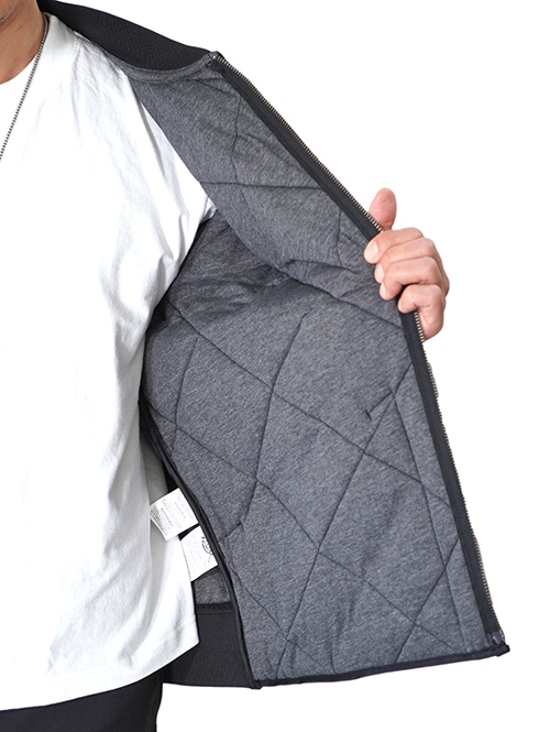 HTC Dickies  Diamond Quilt Jacket (Starburst Stone) - Black