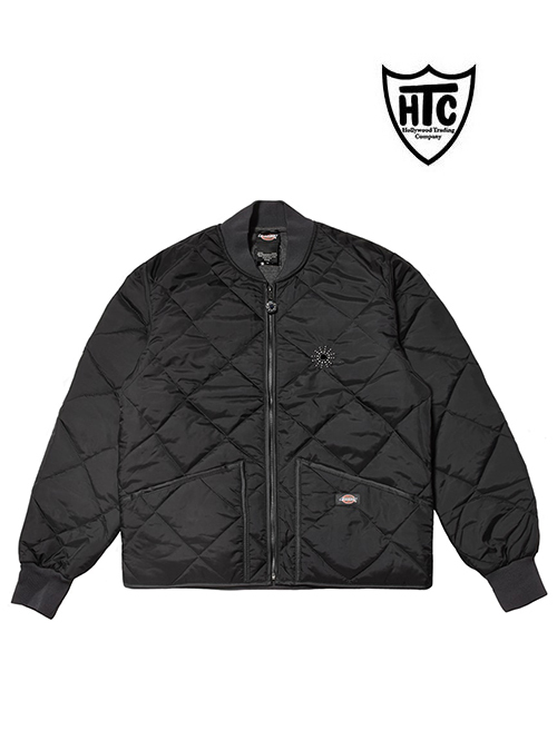 HTC Dickies  Diamond Quilt Jacket (Starburst Stone) - Black