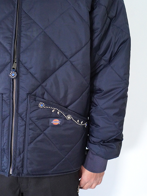 HTC Dickies  Diamond Quilt Jacket (SN-32 Stone) - Navy