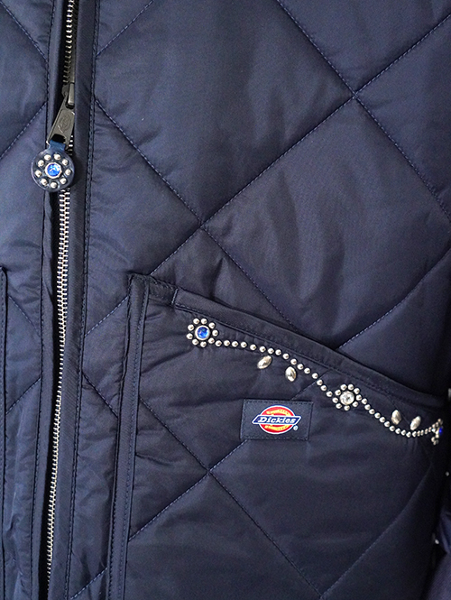 HTC Dickies  Diamond Quilt Jacket (SN-32 Stone) - Navy
