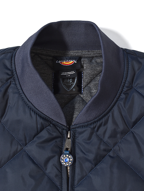 HTC Dickies  Diamond Quilt Jacket (SN-32 Stone) - Navy