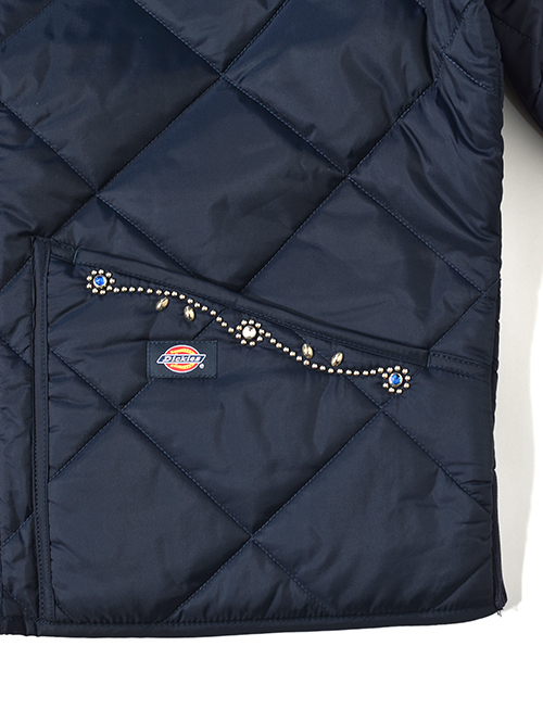 HTC Dickies  Diamond Quilt Jacket (SN-32 Stone) - Navy