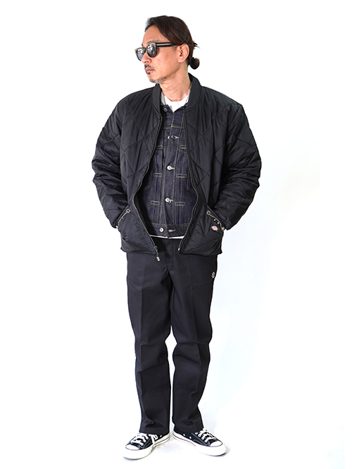 HTC Dickies Diamond Quilt Jacket (SN-32 Stone) - Black を通販 | ETOFFE
