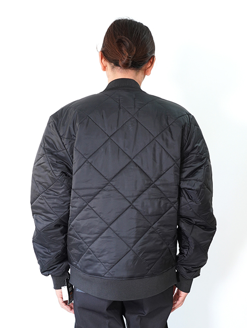 HTC Dickies  Diamond Quilt Jacket (SN-32 Stone) - Black