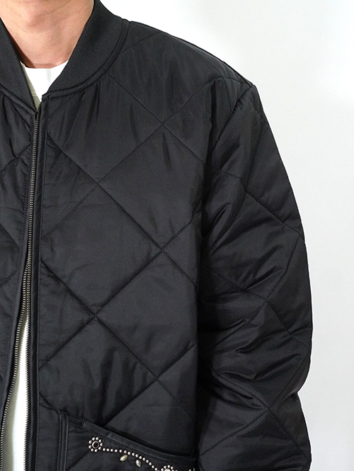 HTC Dickies  Diamond Quilt Jacket (SN-32 Stone) - Black