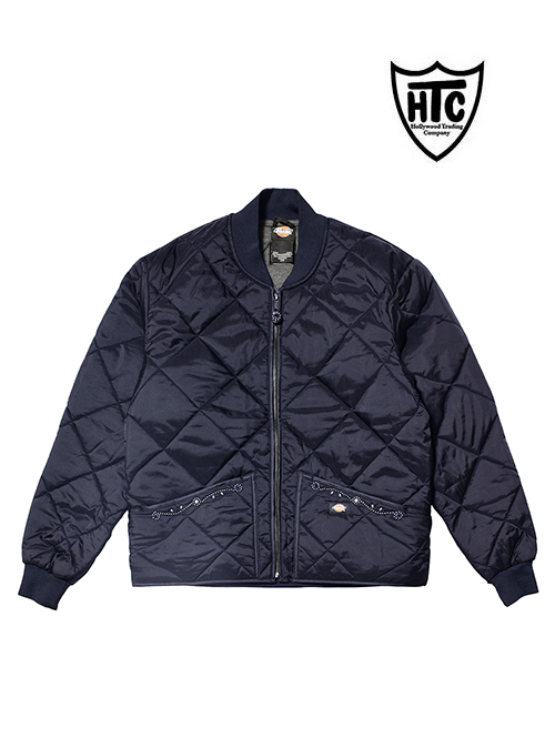 HTC Dickies  Diamond Quilt Jacket (SN-32 Stone) - Black