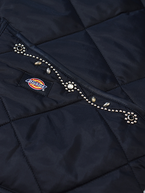 HTC Dickies  Diamond Quilt Jacket (SN-32 Stone) - Black