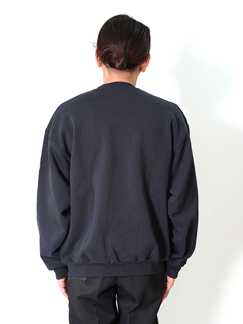 HTC Sweat Shirt #Laap Flower Stone Crew - Navy