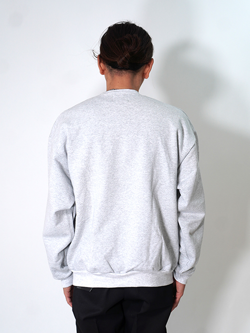 HTC Sweat Shirt #Laap Flower Stone Crew  - Gray