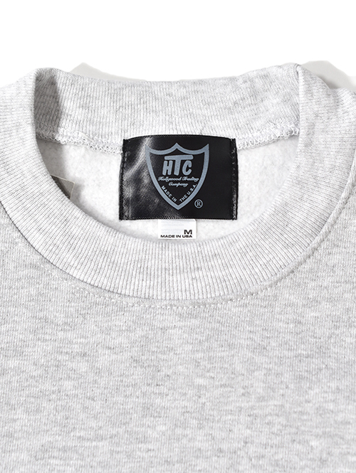 HTC Sweat Shirt #Laap Flower Stone Crew  - Gray