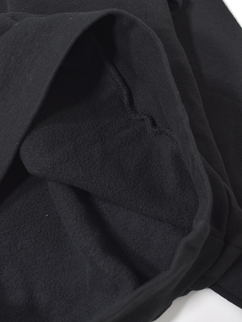 HTC Sweat Shirt #Laap Flower Stone Crew  - Black