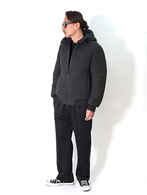 SSEINSE インサレーション フードジャケット-Black/Charcoal