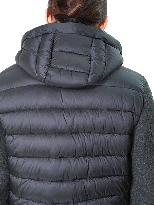 SSEINSE インサレーション フードジャケット-Black/Charcoal