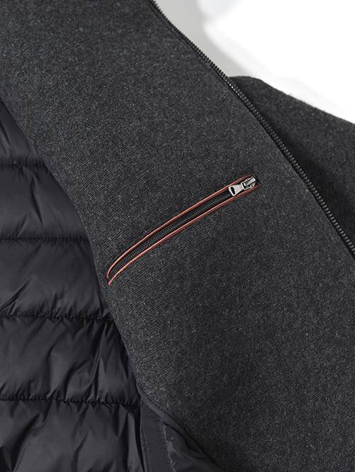 SSEINSE インサレーション フードジャケット-Black/Charcoal