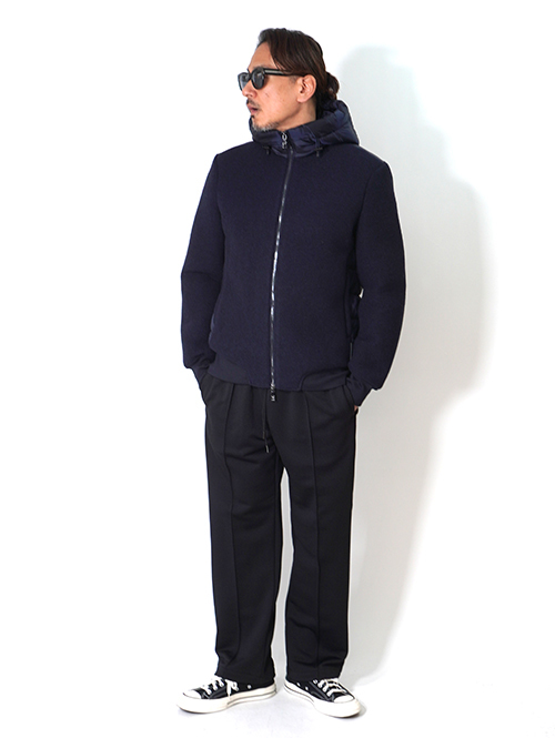 SSEINSE インサレーション フードジャケット-Navy