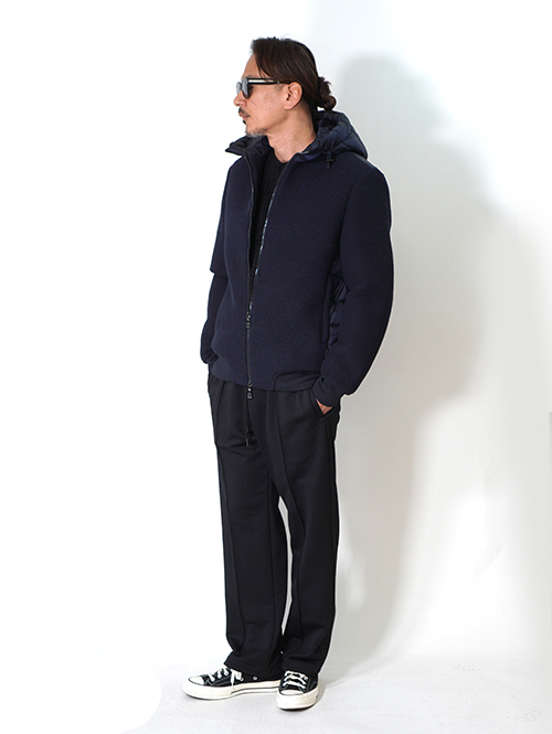 SSEINSE インサレーション フードジャケット-Navy