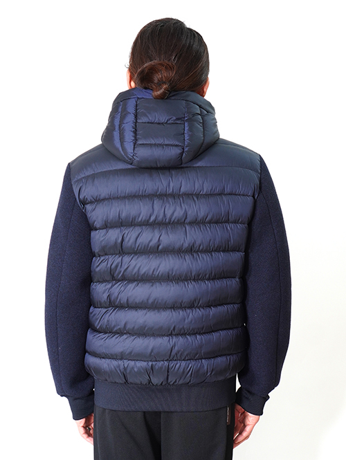 SSEINSE インサレーション フードジャケット-Navy
