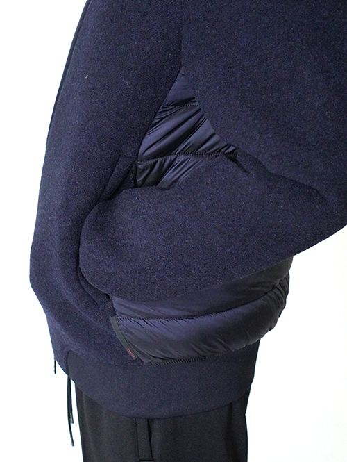 SSEINSE インサレーション フードジャケット-Navy